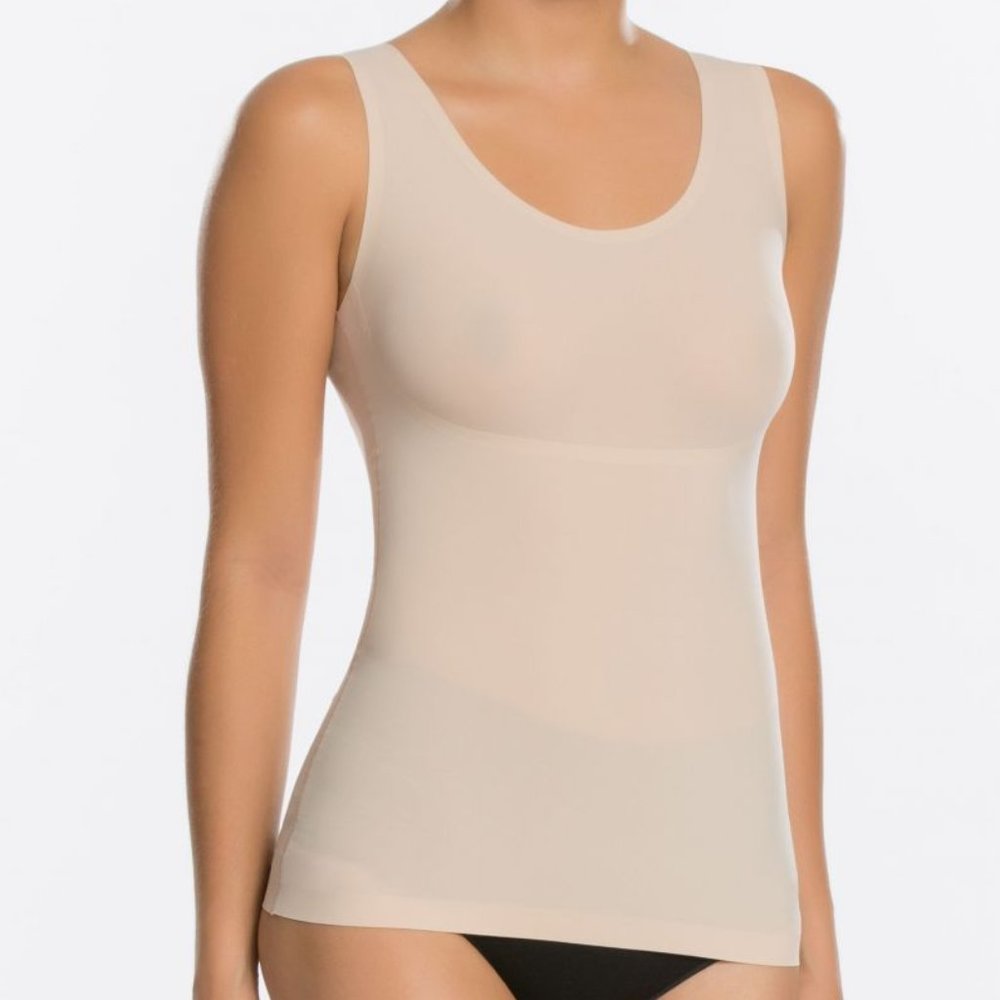 SPANX Thinstincts Tank, Beige/Nude Large, like new